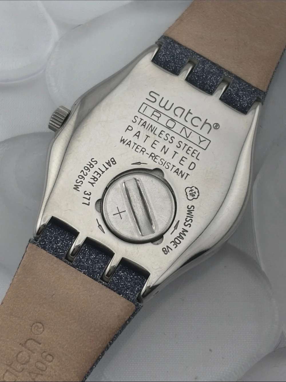 Swatch Watch - YLS221 - BLUE SPARKLE